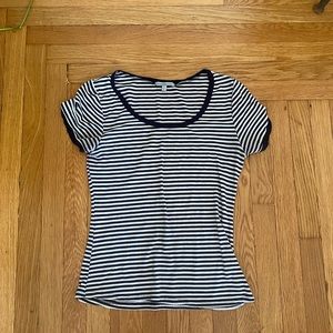 Bundle 5/$15 🛍 Charlotte Russe horizontal striped baby tee S
